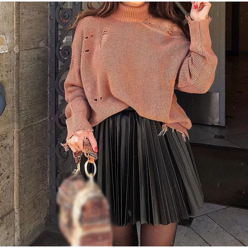 Women's Fit and Flare Mini Pleated Skirt