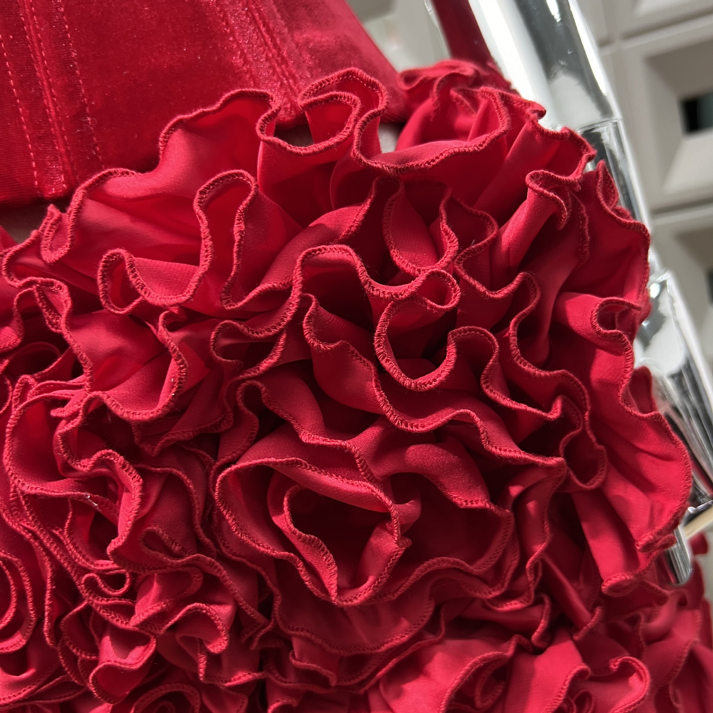 Multi-Layered 3D Flower Skirt