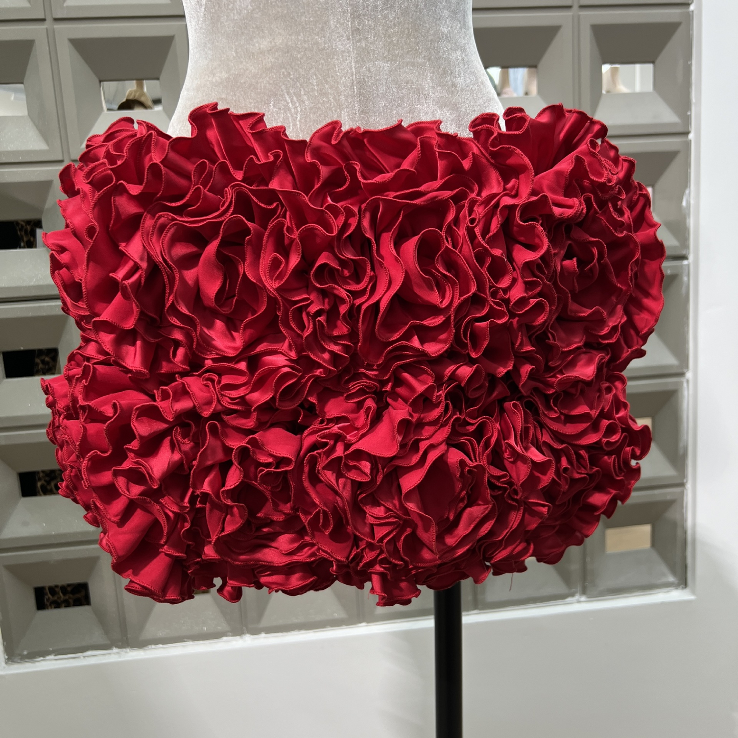 Multi-Layered 3D Flower Skirt