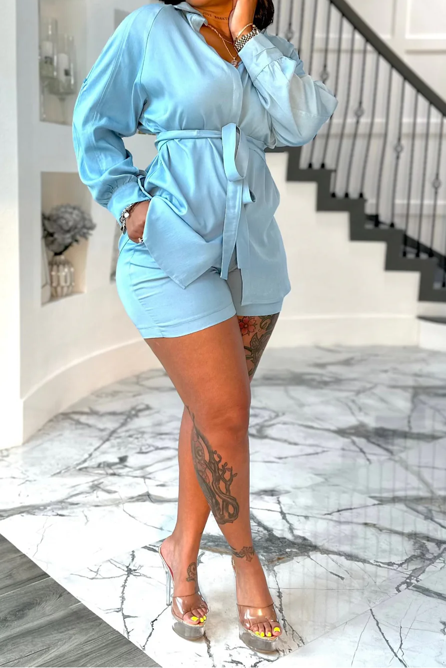 Eboni Linen Short Set