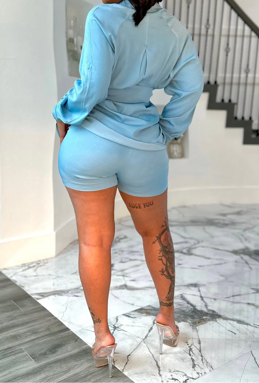 Eboni Linen Short Set