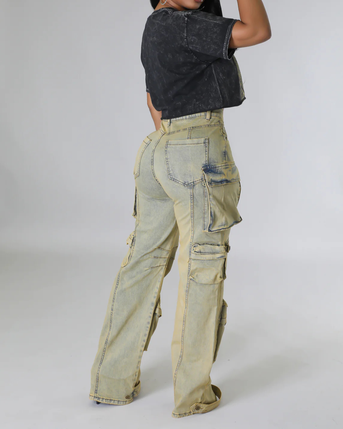 Washed Distressed Printed T-shirt
