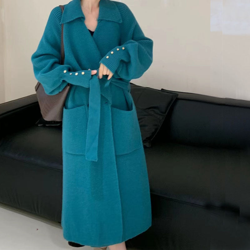 The Chic Knit Trench Coat Cardigan