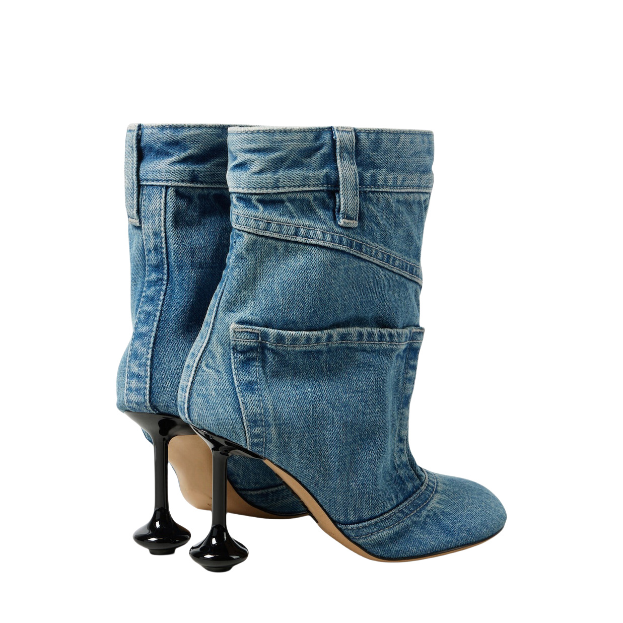 Shaped Square Toe Cowboy Boots