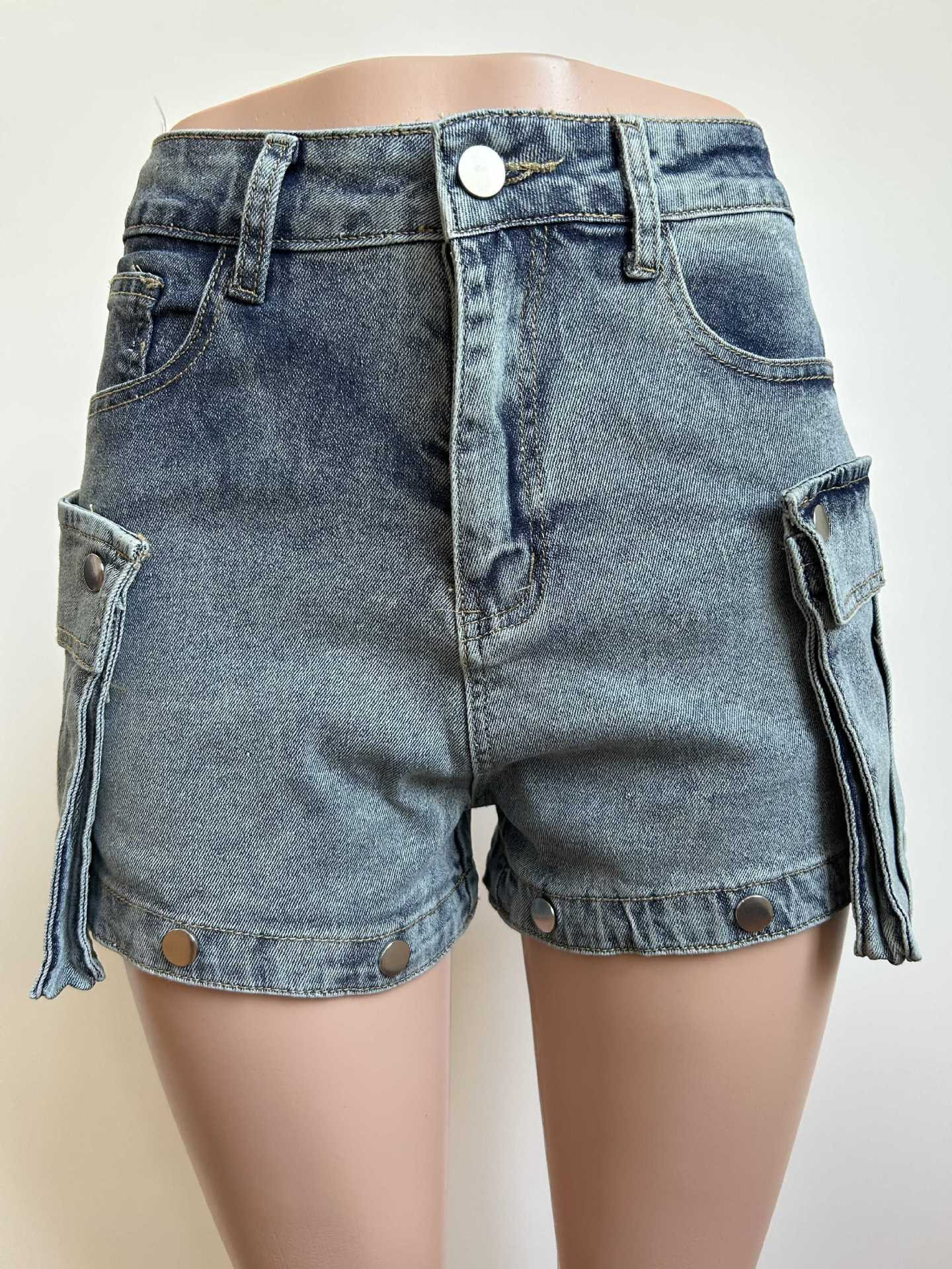 Y2K High-Waisted Detachable Cargo Jeans