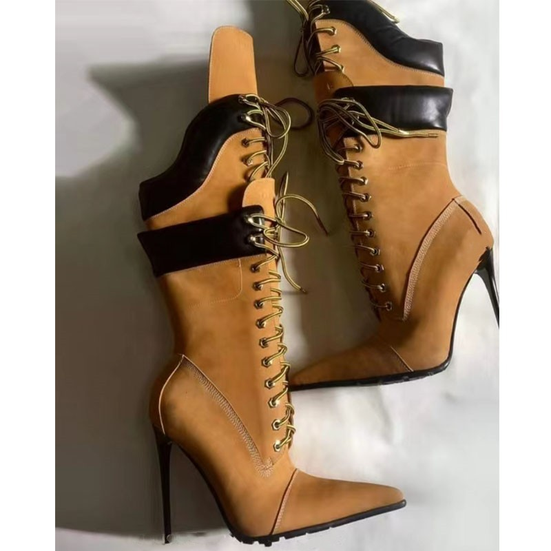 Timb Heel Boots