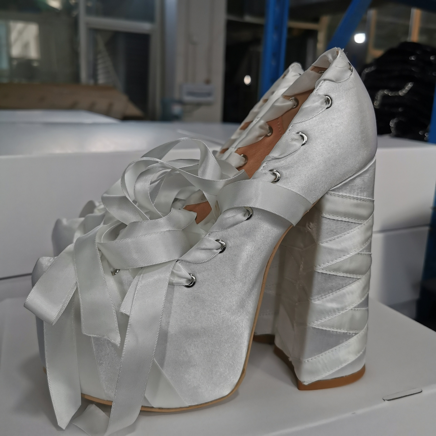 Custom Strappy Platform Ballet Heels