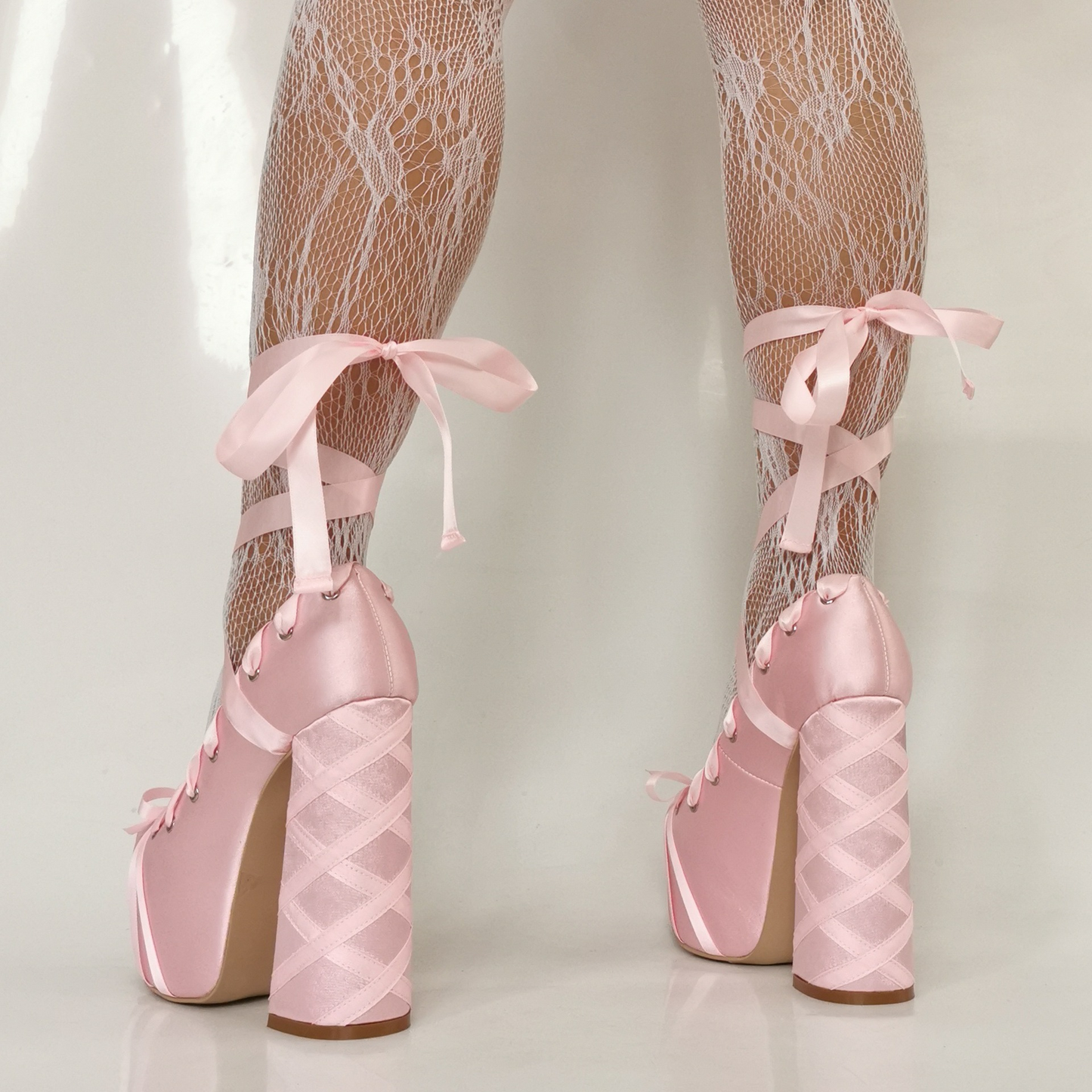 Custom Strappy Platform Ballet Heels