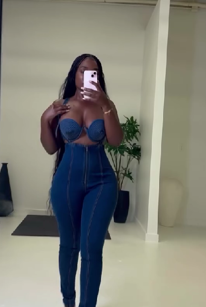 The Denim Swirl Suspender Set