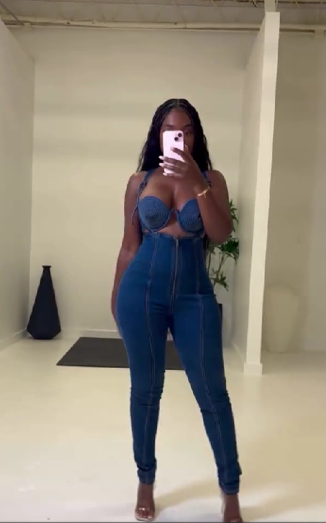 The Denim Swirl Suspender Set