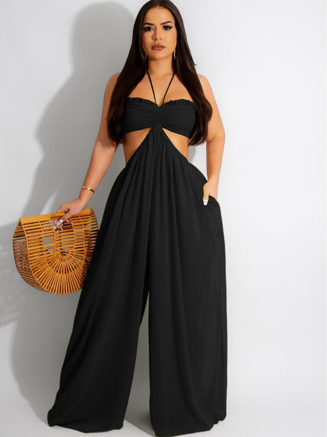 The Kiwi Cut Out Flow Jumpsuit