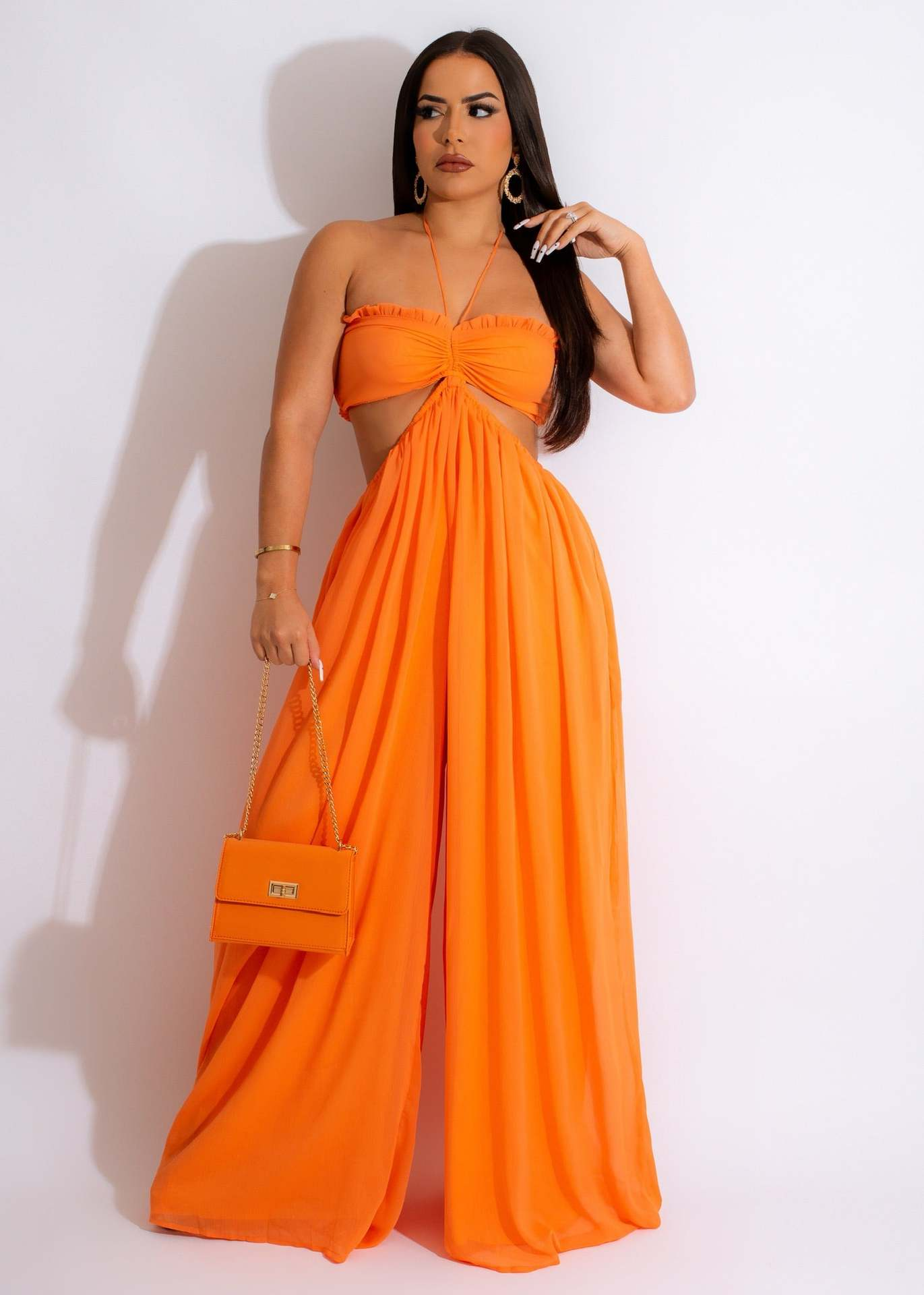 The Kiwi Cut Out Flow Jumpsuit