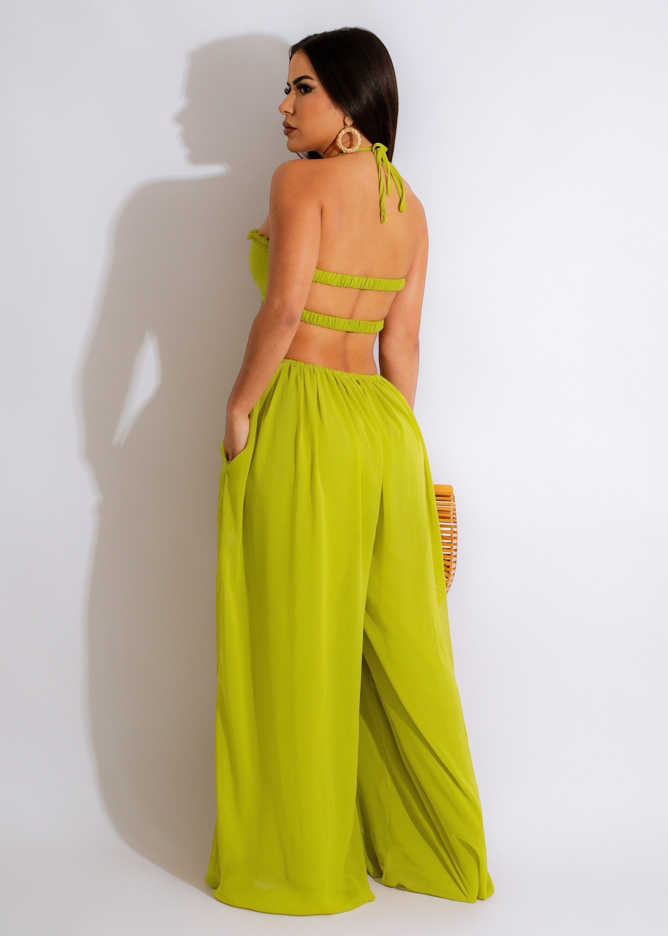 The Kiwi Cut Out Flow Jumpsuit
