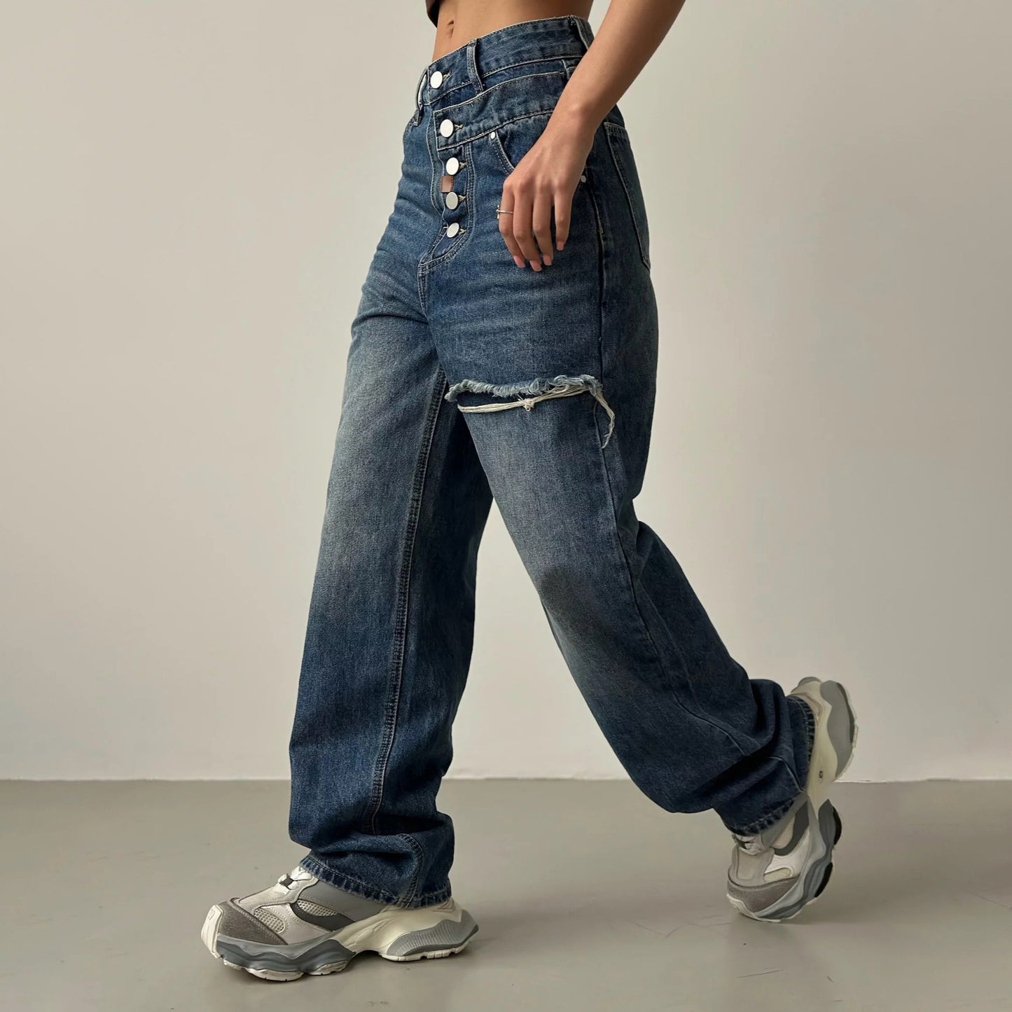 Stylish American Retro Jeans