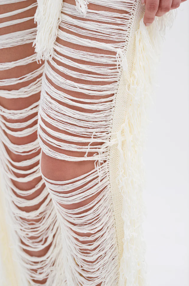 Time To Dance Cutout Fringe Pant & Top Set