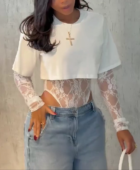 Lace Bodysuit Tokyo Top
