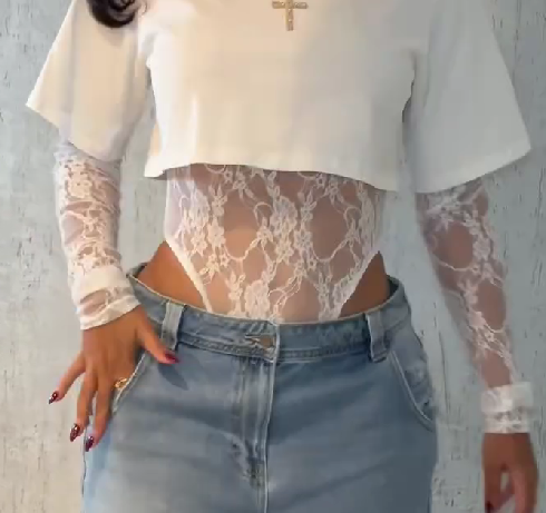 Lace Bodysuit Tokyo Top