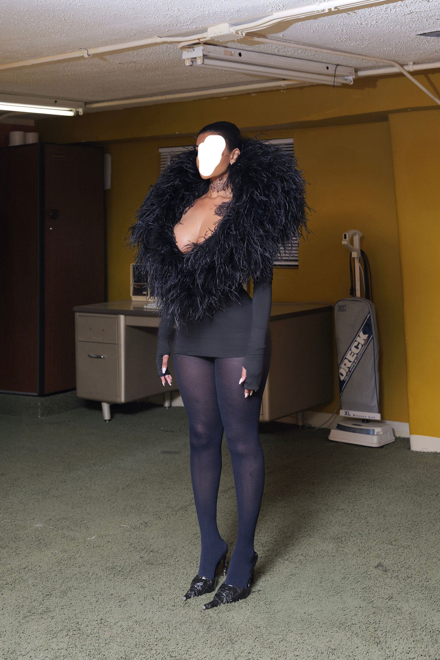 Ostrich Short Dress