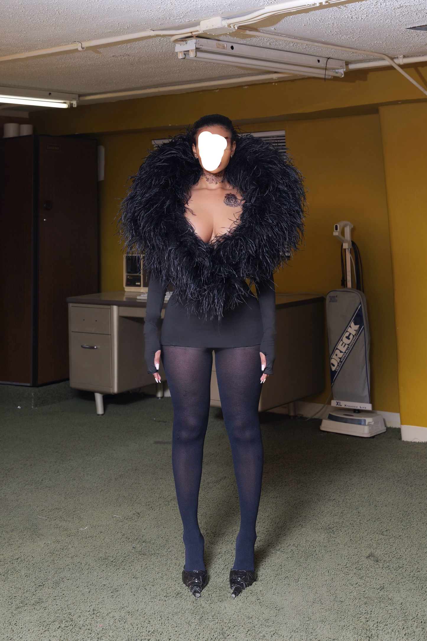 Ostrich Short Dress