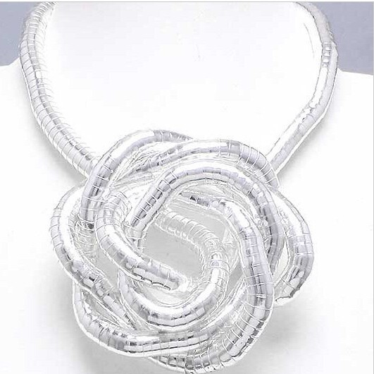 Wrap-Around Flexible Snake Bone Necklace