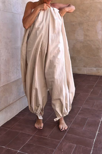 Bud-Shaped Bandeau Jumpsuit