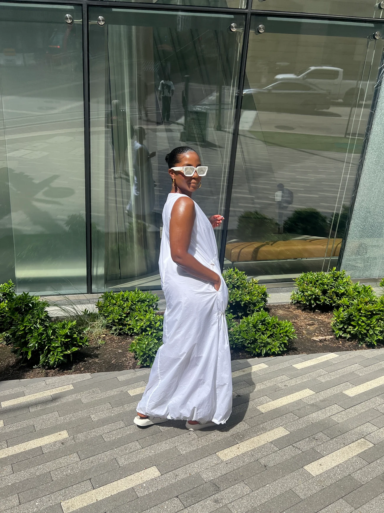 Sky Club Parachute Dress