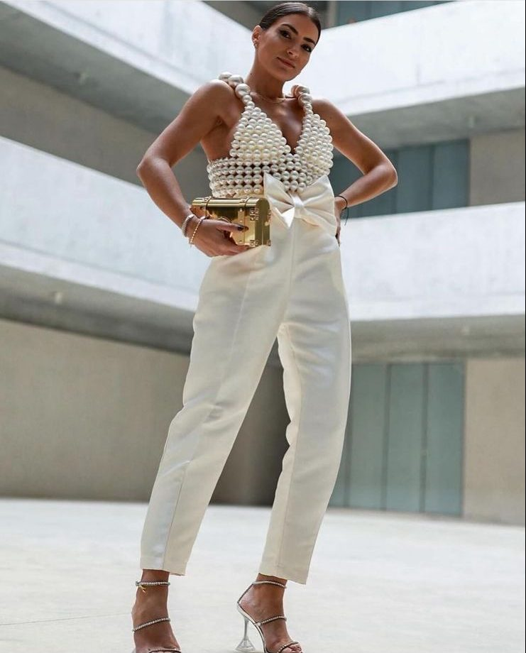 Big Pearl Camisole Top
