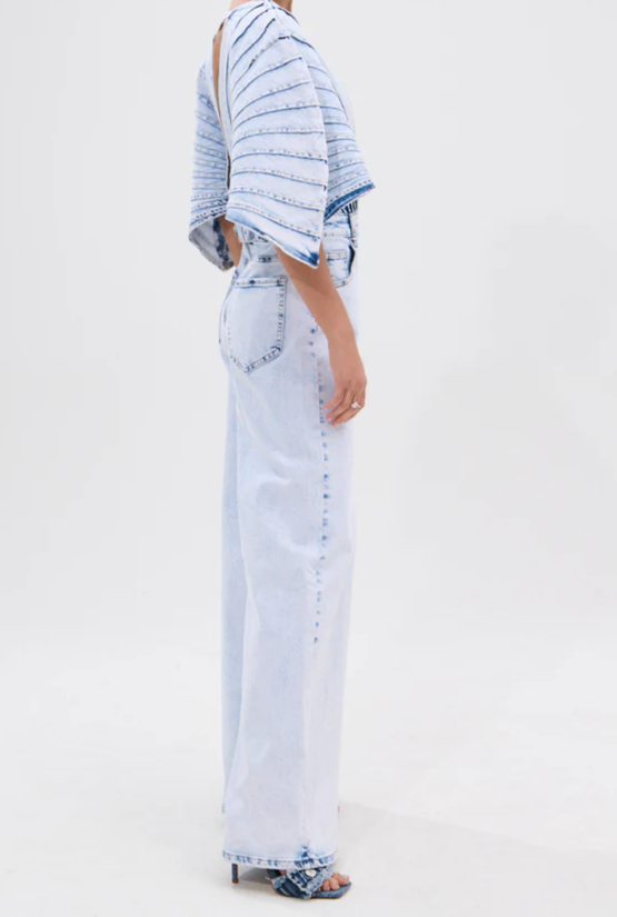 Born To Stand Out Denim Jumpsuit