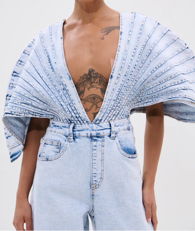Born To Stand Out Denim Jumpsuit