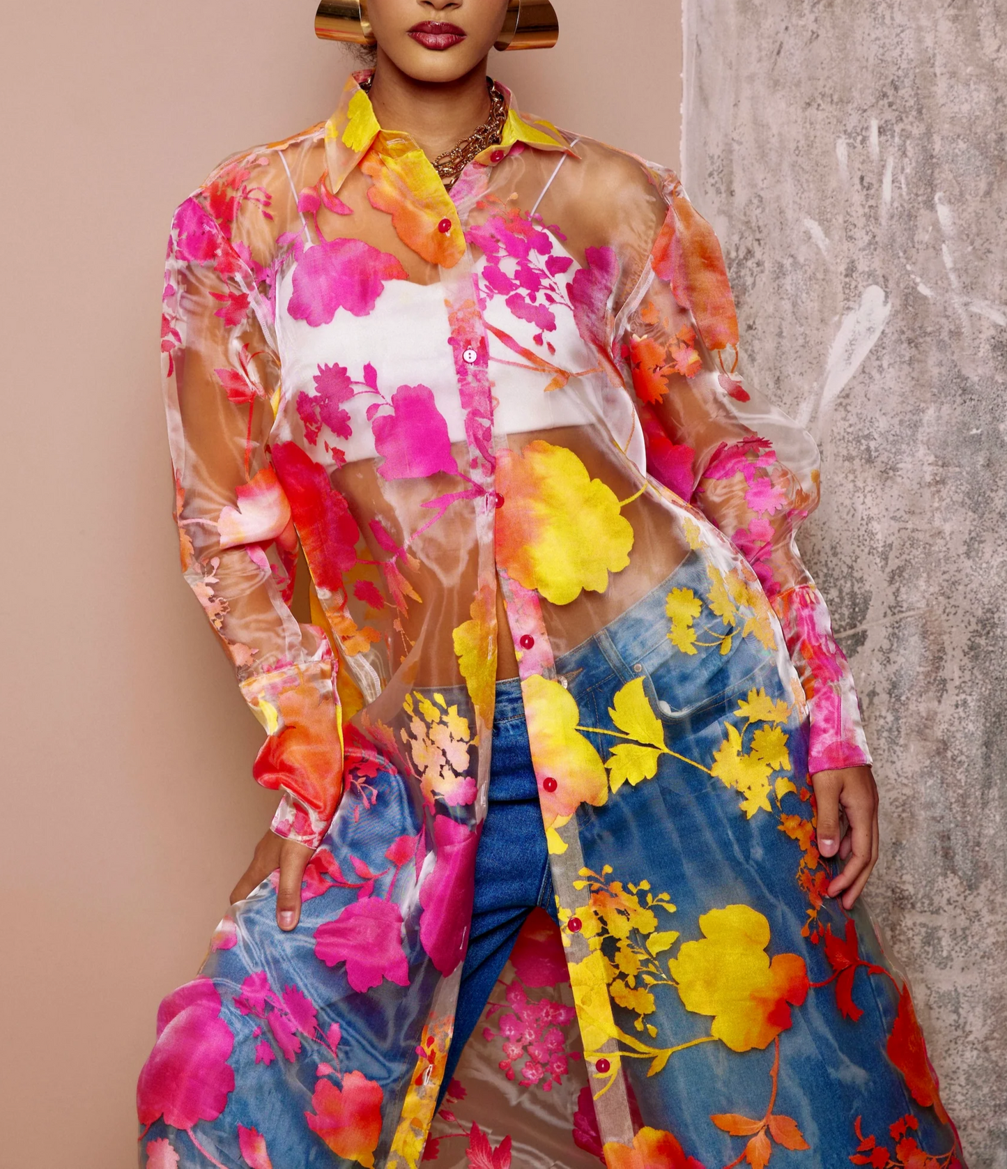 Blossom Shirt Dress