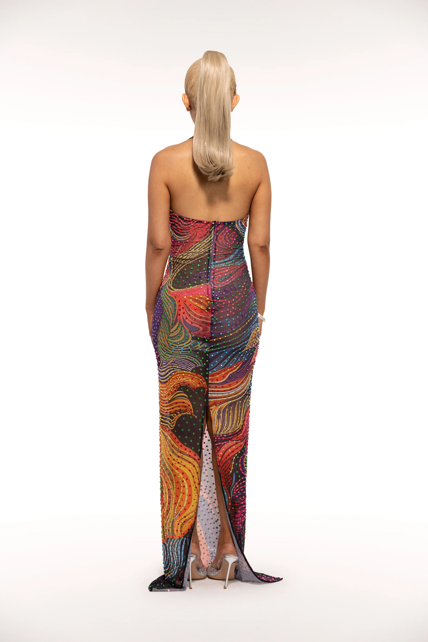 Mirage Multi Colored Maxi Dress