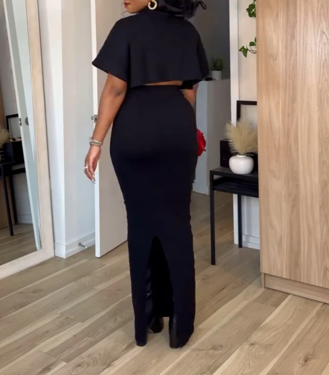 Davenport Top & Skirt Set