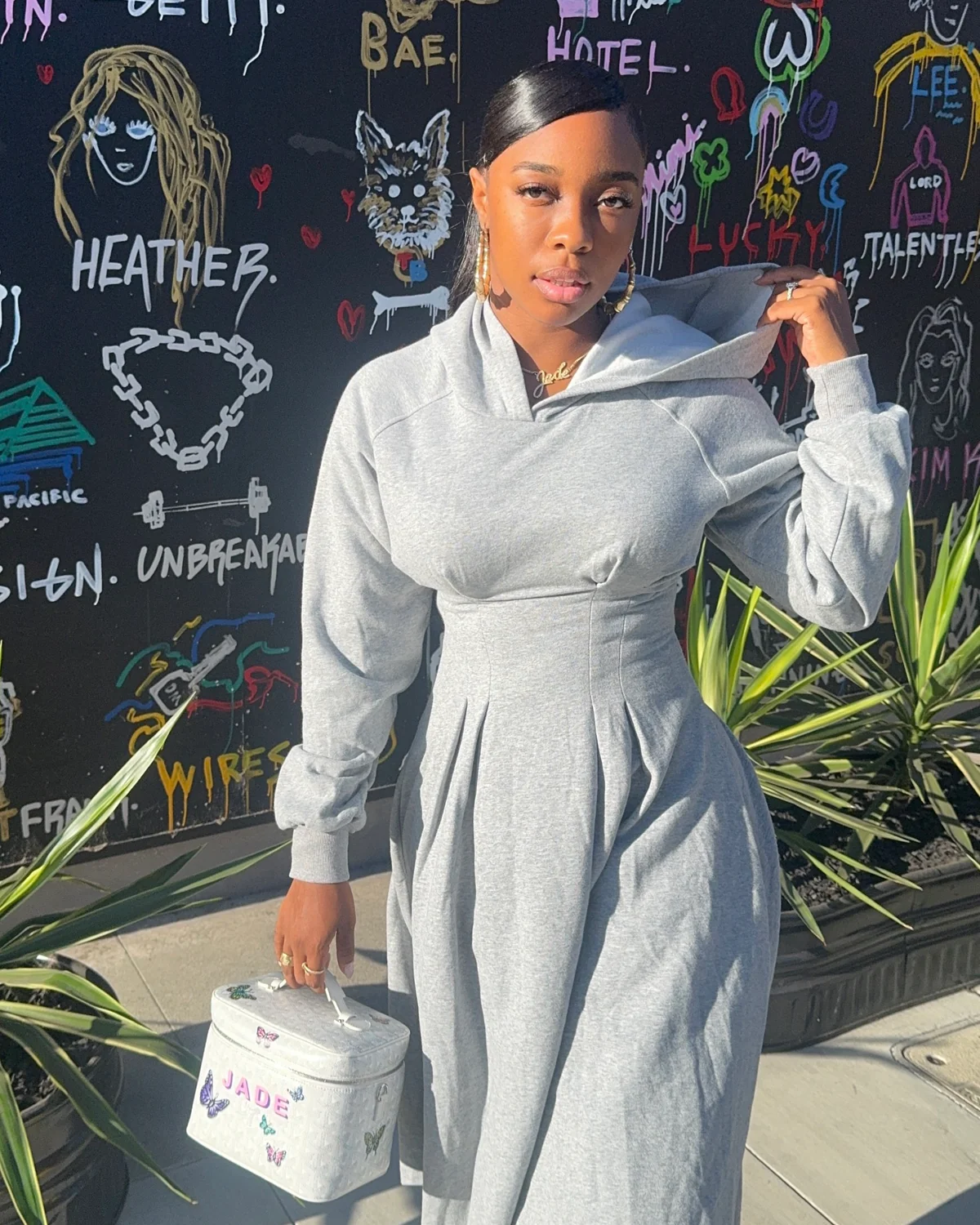 Street Chic Midi Dress