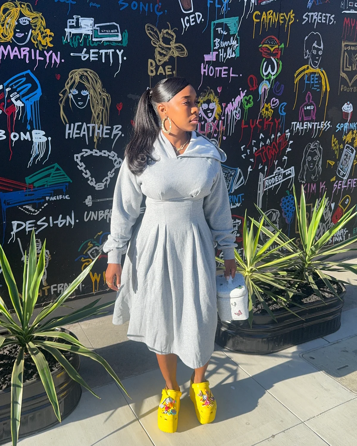 Street Chic Midi Dress
