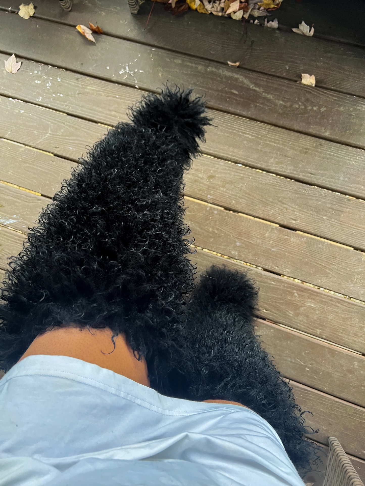 Thigh High Mongolian Style Boots