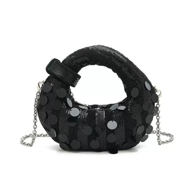 Sequin Dazzle All Night Clutch