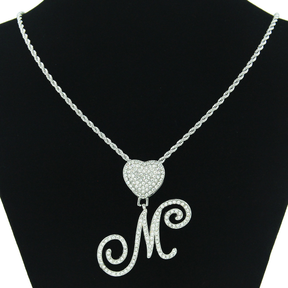 Chill Alphabet Pendant Necklace