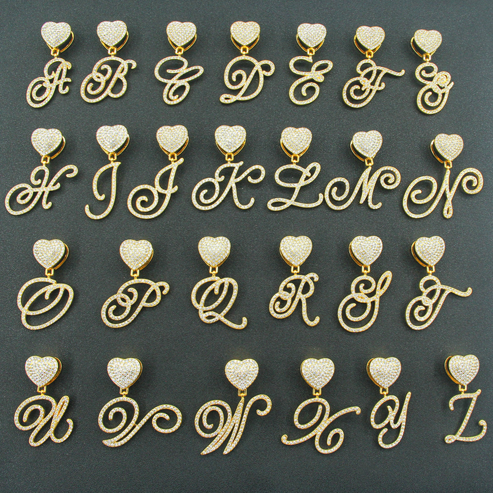 Chill Alphabet Pendant Necklace