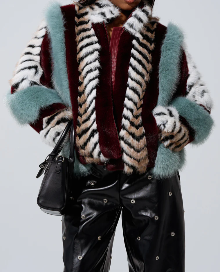 Have It All Paneled Fur Coat