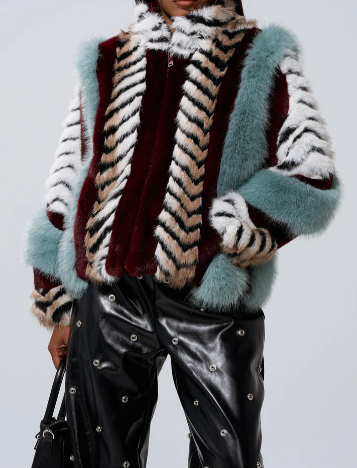 Have It All Paneled Fur Coat