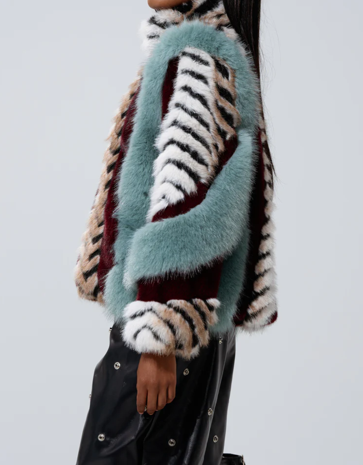 Have It All Paneled Fur Coat