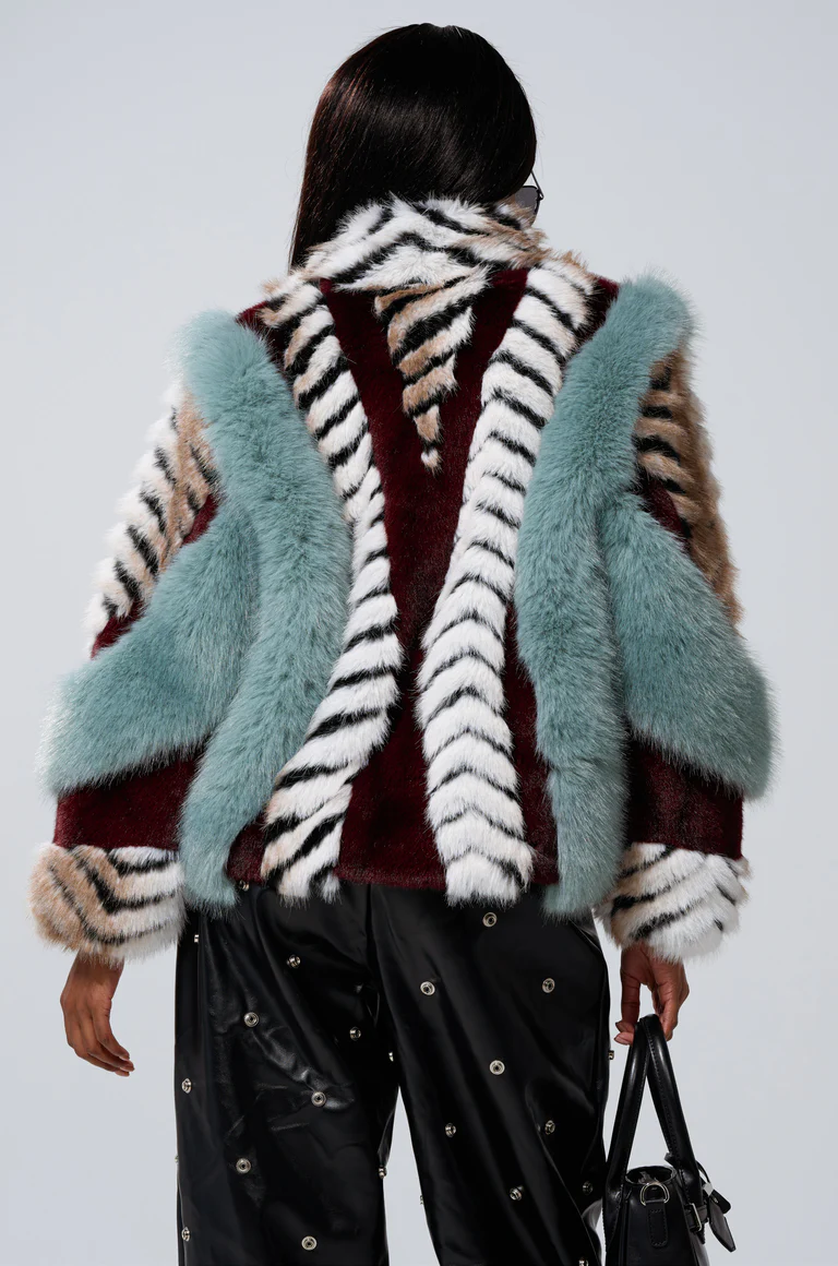 Have It All Paneled Fur Coat