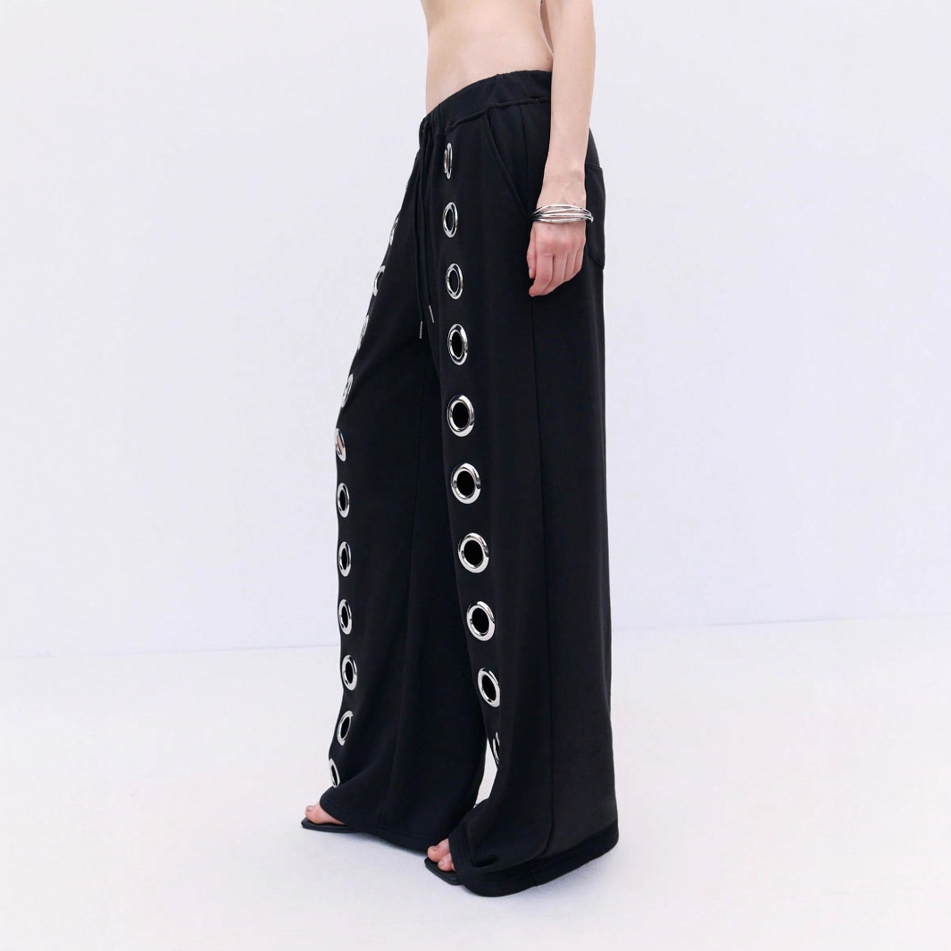 Hollowed Unisex Zip-Up Sweatshirt & Pants Set