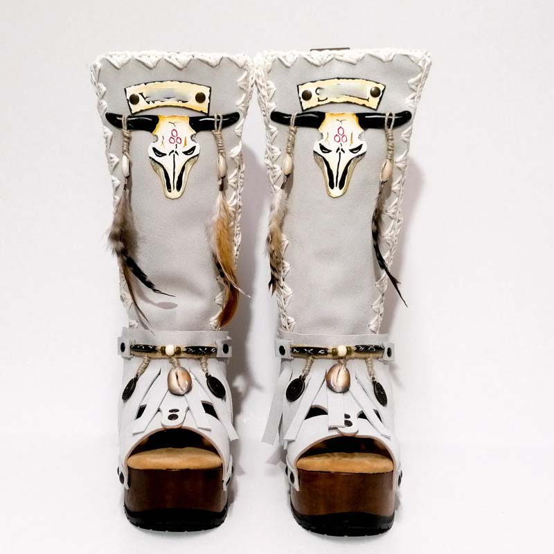 Handmade Platform Sandals Boots