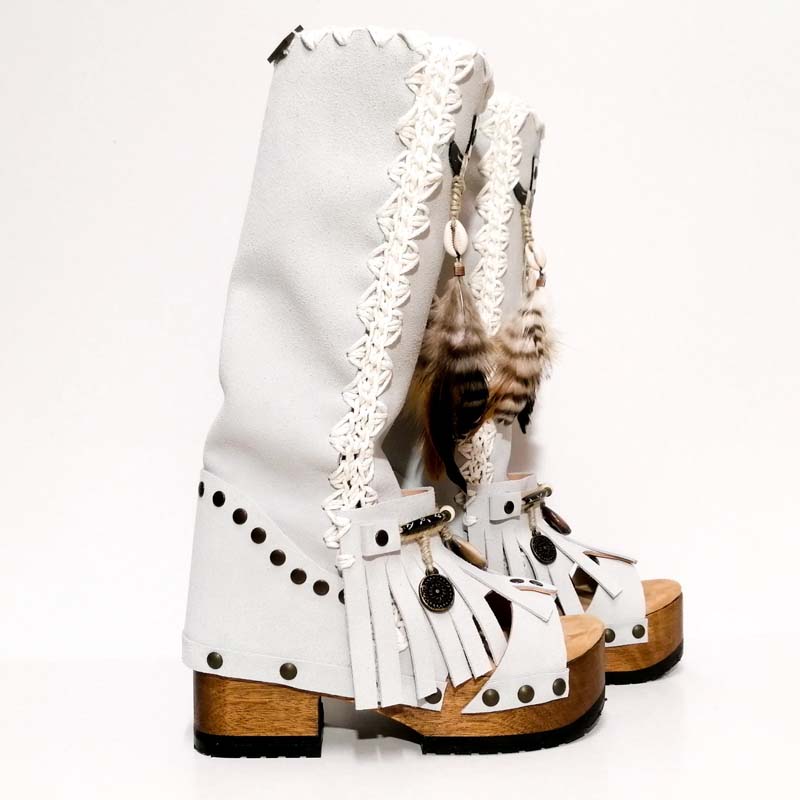 Handmade Platform Sandals Boots