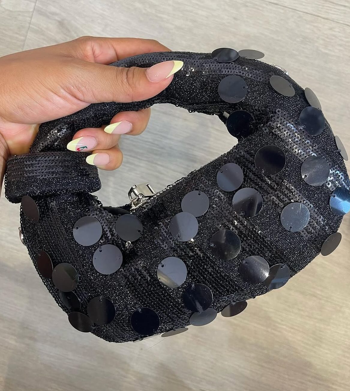 Sequin Dazzle All Night Clutch
