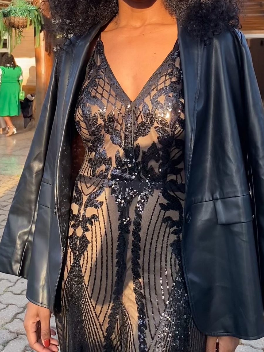 It's Statement Sequin Jumpsuit