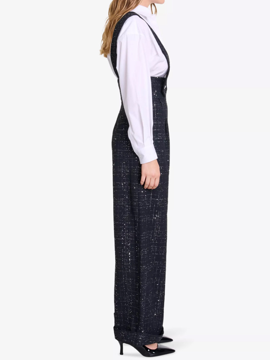 Fashion Wide-leg Woven Trousers