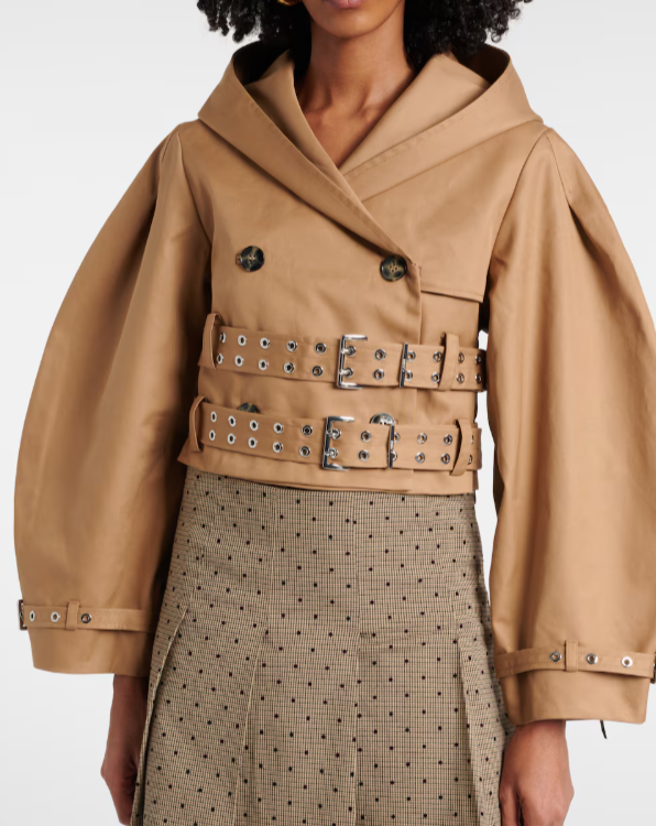 Chill Double Belted Hooded Jacket & Shorts Set