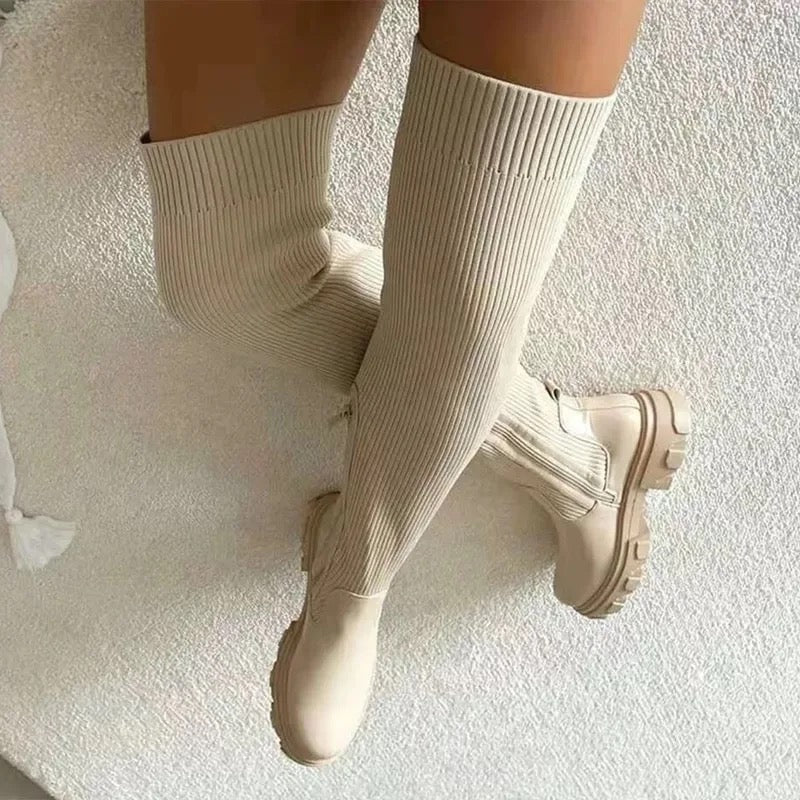 XL Knit Boots